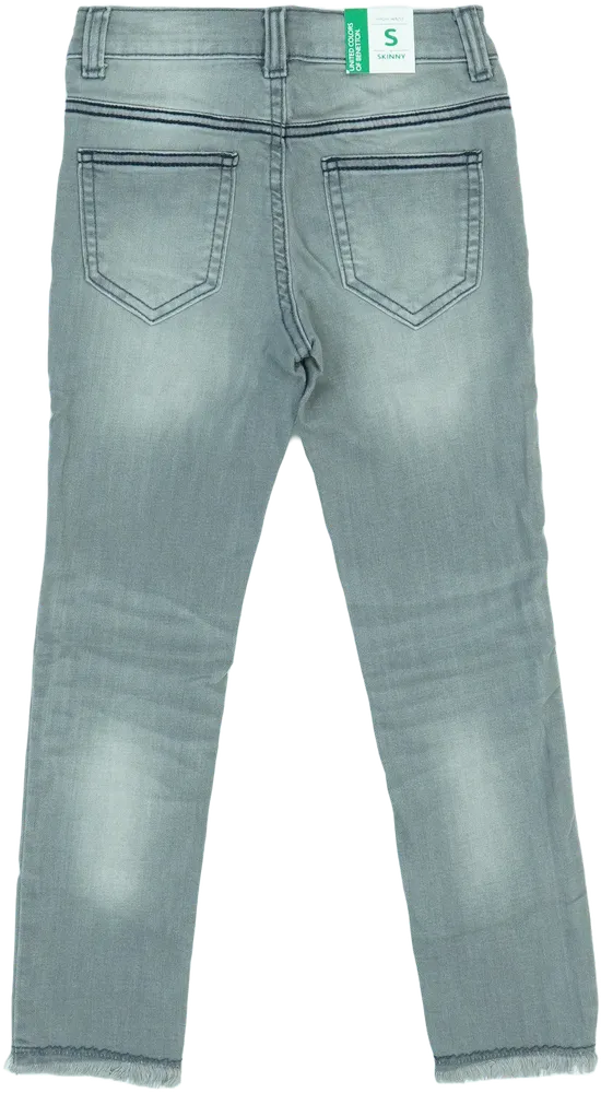 Szürke Benetton Farmernadrág EU 122 / UK 7 év / US 7 év/M