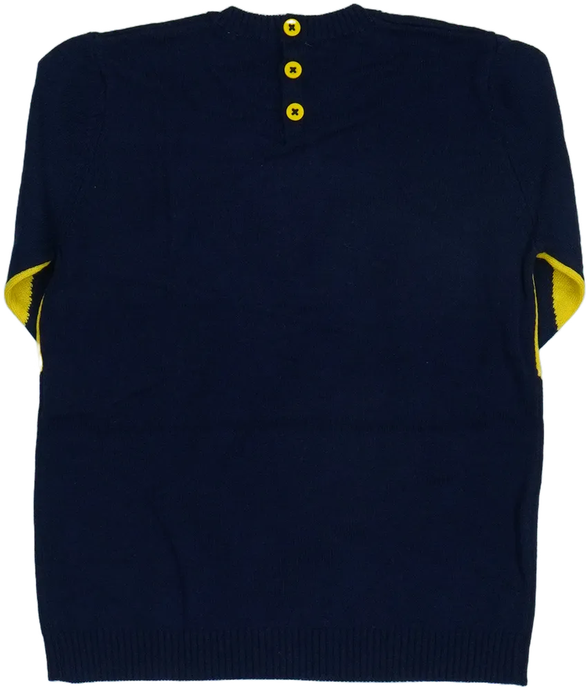 Sárga Benetton Kötött pulcsi EU 98 / UK 3 év / US 3T