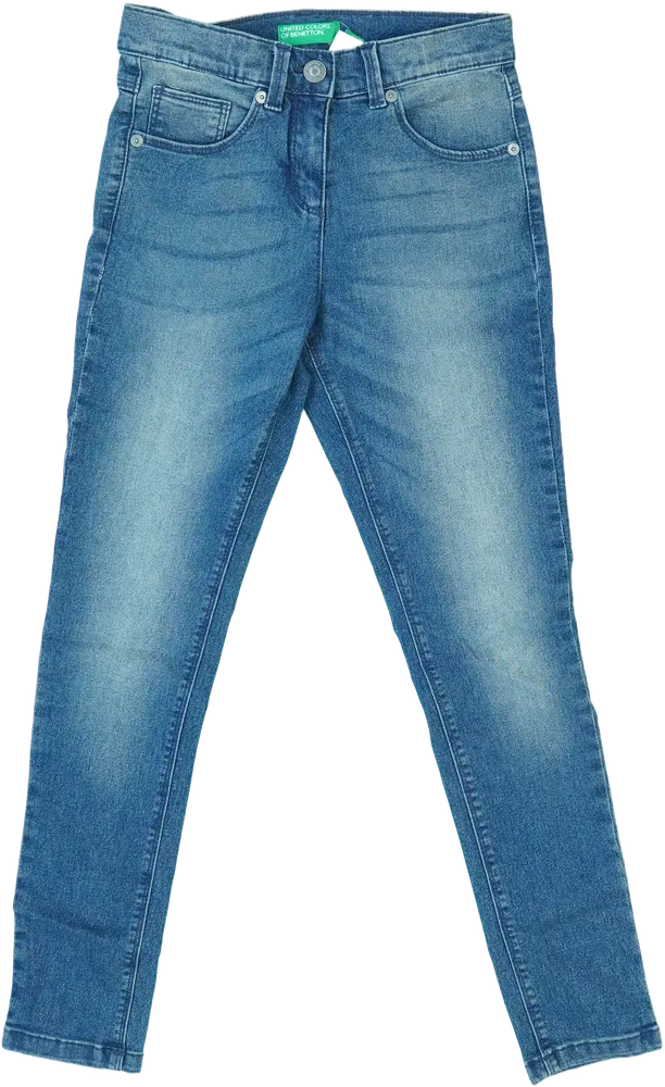 Kék Benetton Farmernadrág EU 134 / UK 9 év / US 9 év/L