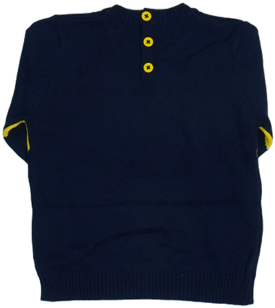 Sárga Benetton Kötött pulcsi EU 74 / UK 6-9 hónap / US 6-9 hónap