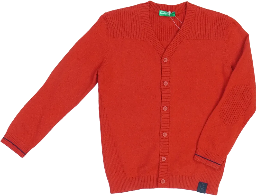 Piros Benetton Kardigán EU 104 / UK 4 év / US 4T/XS