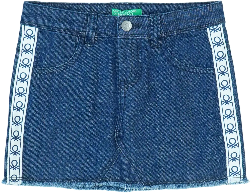 Kék Benetton Szoknya EU 128 / UK 8 év / US 8 év/M