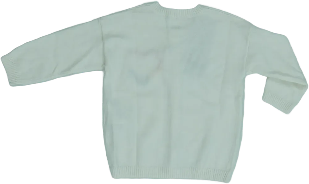 Fehér Benetton Kardigán EU 74 / UK 6-9 hónap / US 6-9 hónap