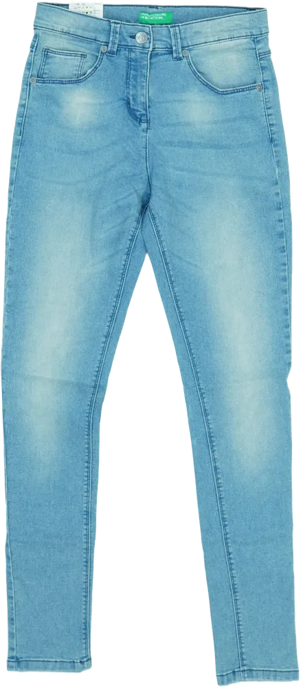 Kék Benetton Farmernadrág EU 152 / UK 12 év / US 12 év/L