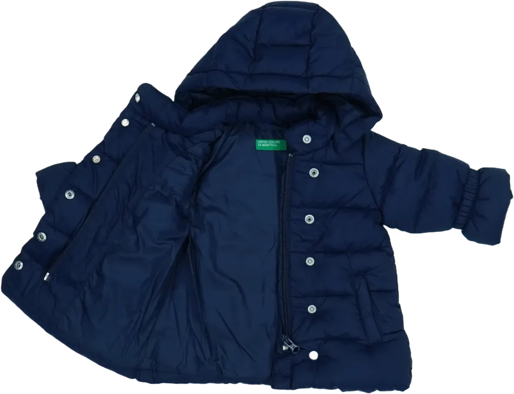 Kék Benetton Átmeneti kabát EU 62 / UK 0-3 hónap / US 0-3 hónap