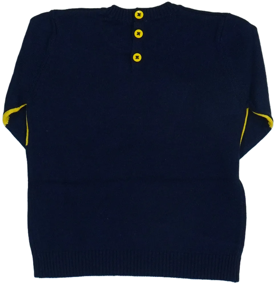 Sárga Benetton Kötött pulcsi EU 80 / UK 9-12 hónap / US 12 hónap