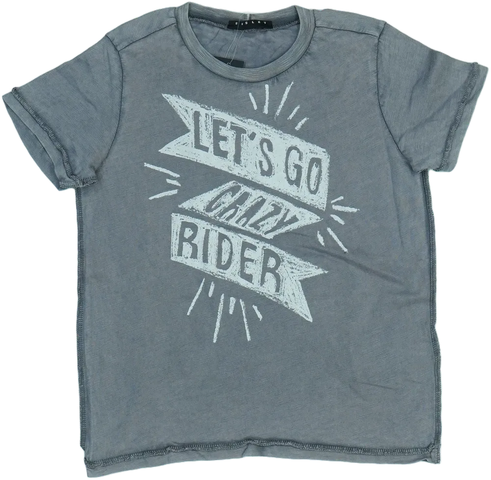 Szürke Sisley Póló EU 110 / UK 5 év / US 5 év/XS