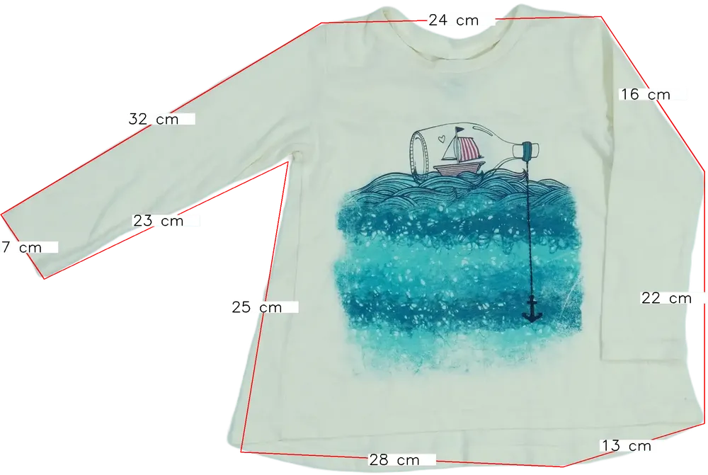 Barna Benetton Hosszú ujjú felső EU 92 / UK 2 év / US 2T