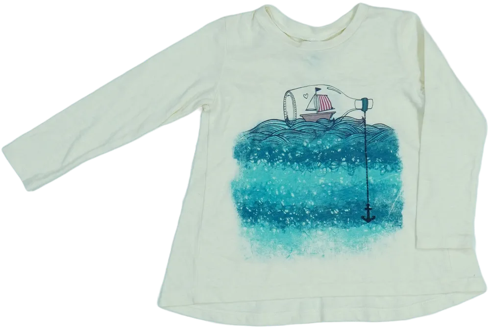 Barna Benetton Hosszú ujjú felső EU 92 / UK 2 év / US 2T