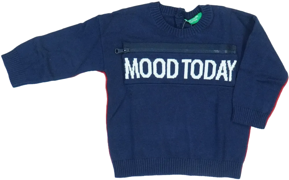 Kék Benetton Pulóver EU 80 / UK 9-12 hónap / US 12 hónap