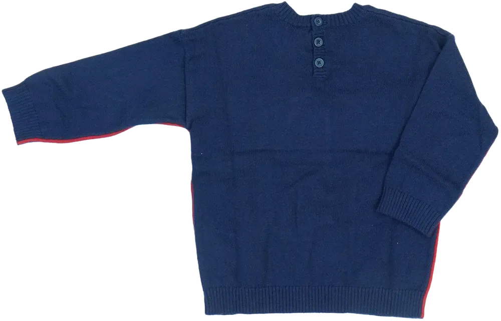 Kék Benetton Pulóver EU 86 / UK 12-18 hónap / US 18 hónap