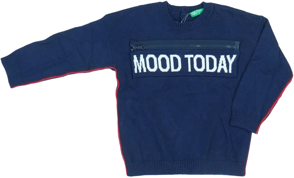 Kék Benetton Pulóver EU 92 / UK 2 év / US 2T