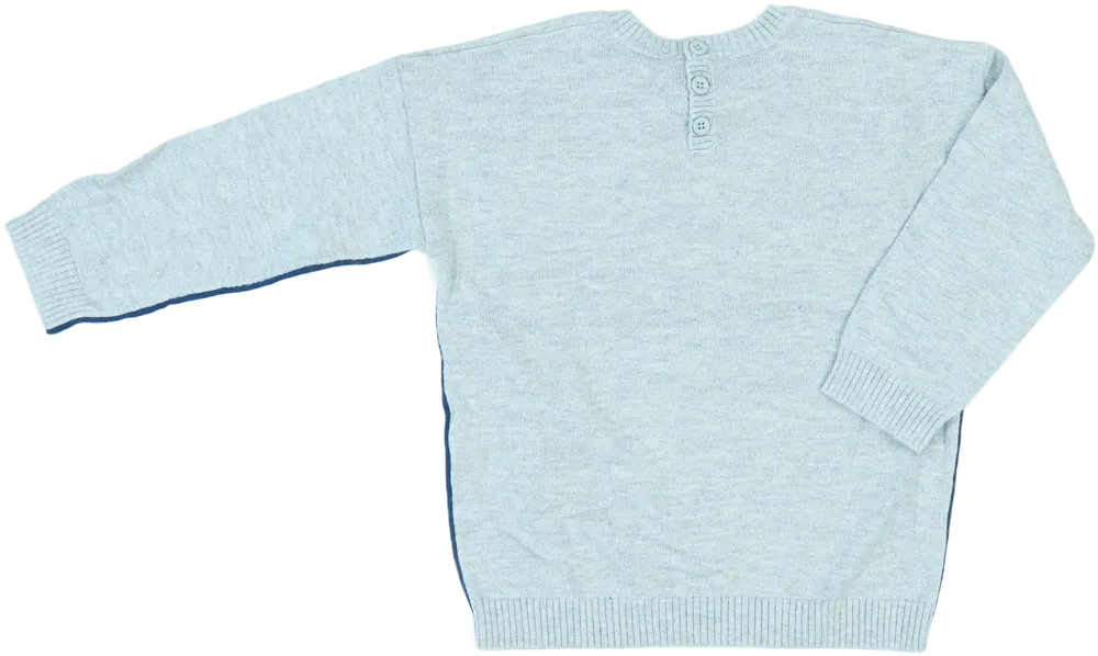 Szürke Benetton Pulóver EU 92 / UK 2 év / US 2T