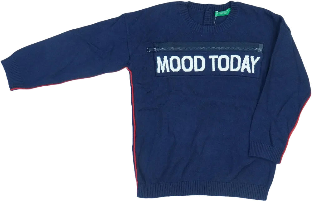 Kék Benetton Pulóver EU 104 / UK 4 év / US 4T/XS