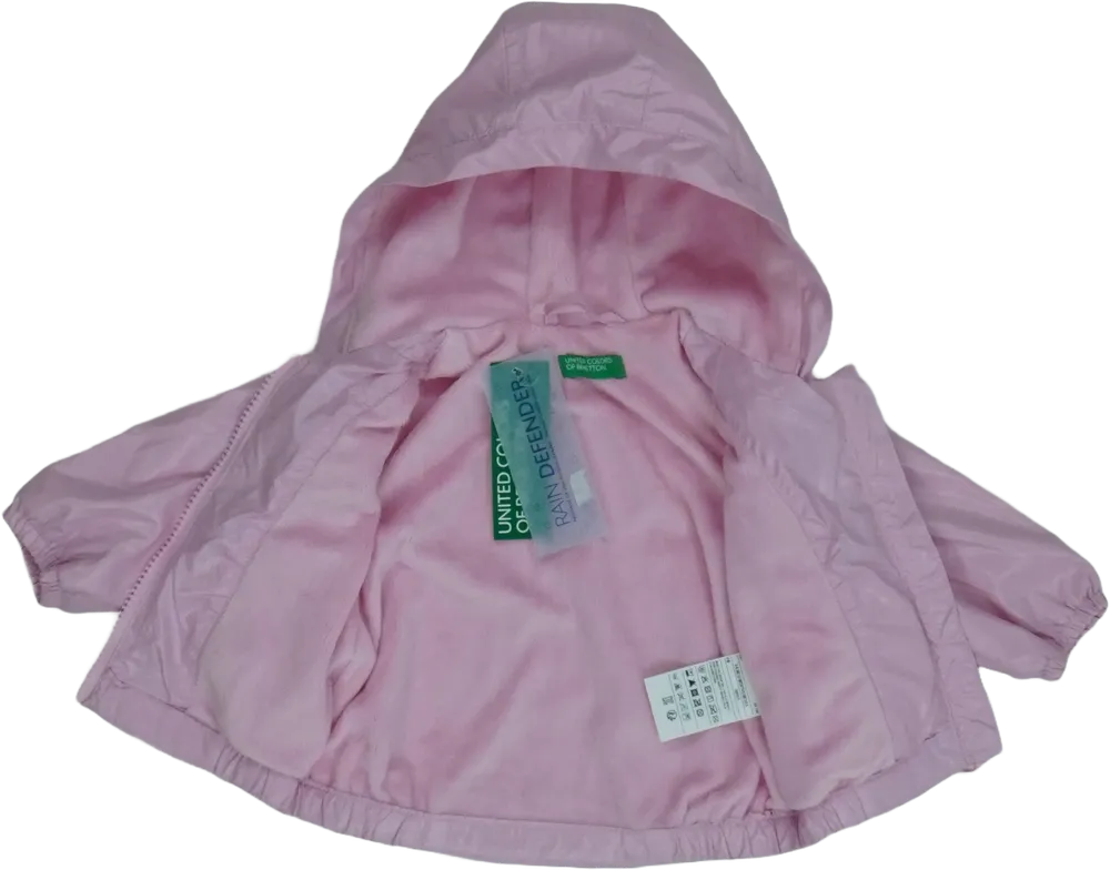 Rózsaszín Benetton Esőkabát EU 68 / UK 3-6 hónap / US 3-6 hónap