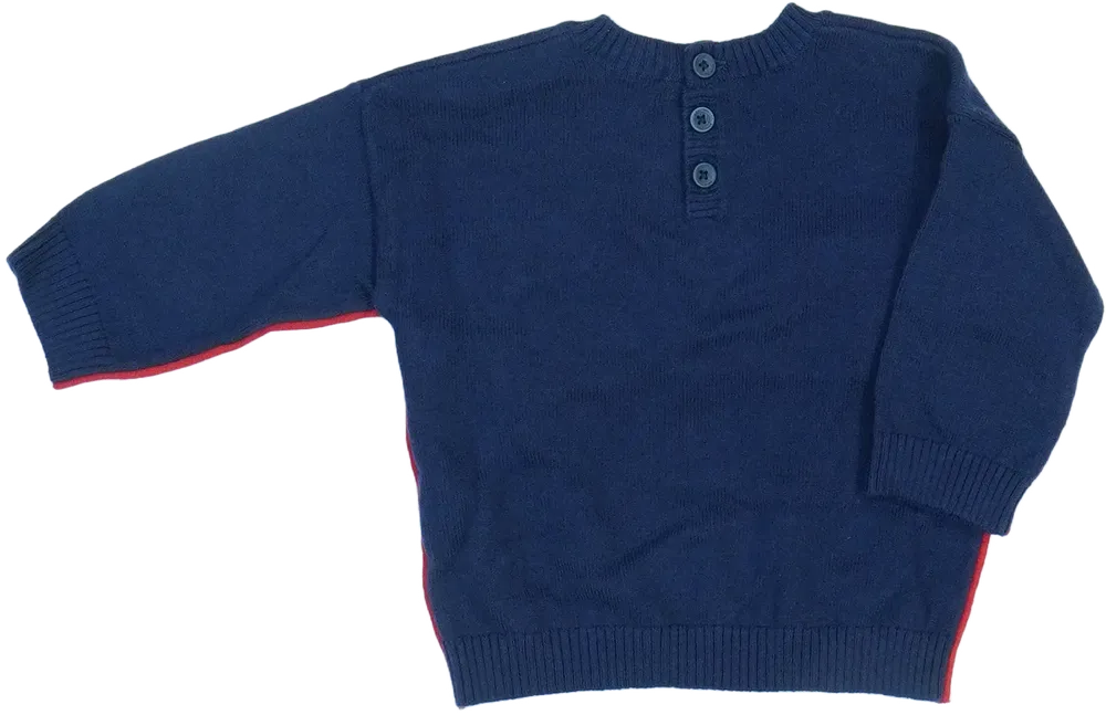 Kék Benetton Pulóver EU 62 / UK 0-3 hónap / US 0-3 hónap