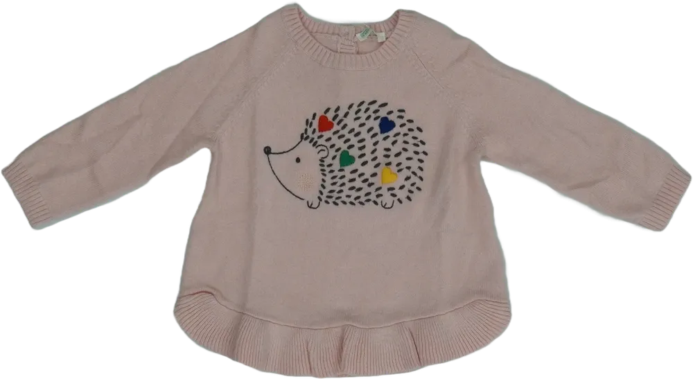 Rózsaszín Benetton Kötött pulcsi EU 56 / UK Újszülött / US Újszülött