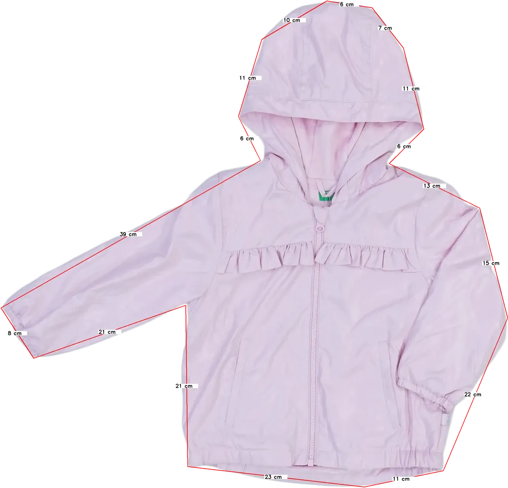 Rózsaszín Benetton Esőkabát EU 98 / UK 3 év / US 3T