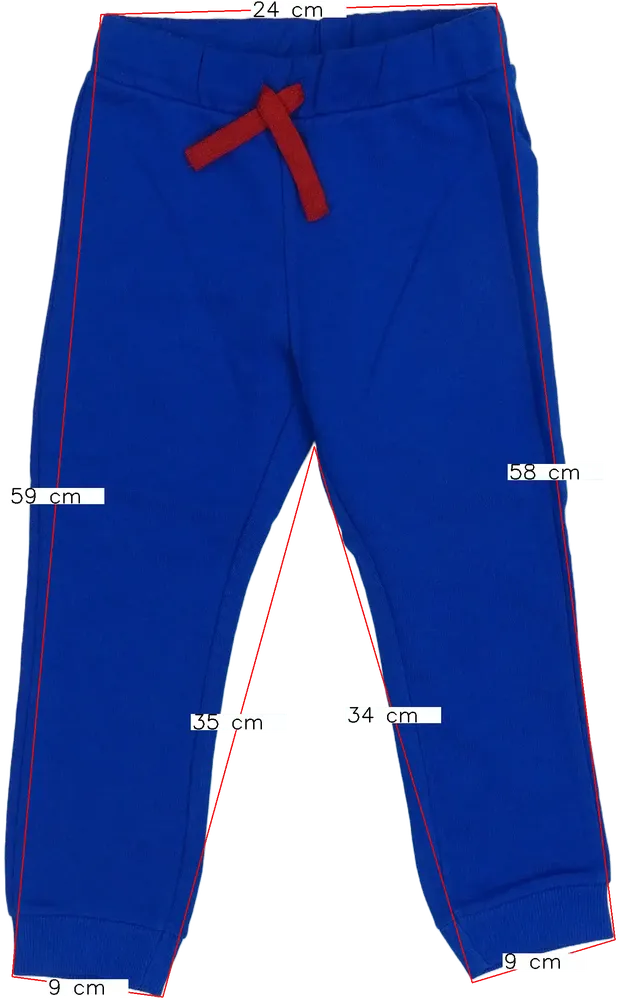Kék Benetton Melegítőnadrág EU 104 / UK 4 év / US 4T/XS
