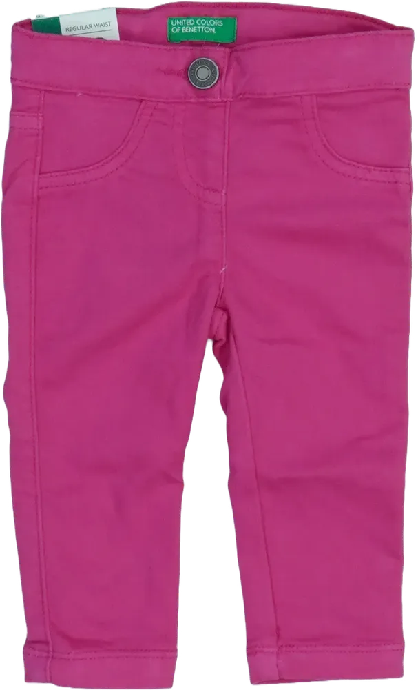 Rózsaszín Benetton Leggings EU 74 / UK 6-9 hónap / US 6-9 hónap
