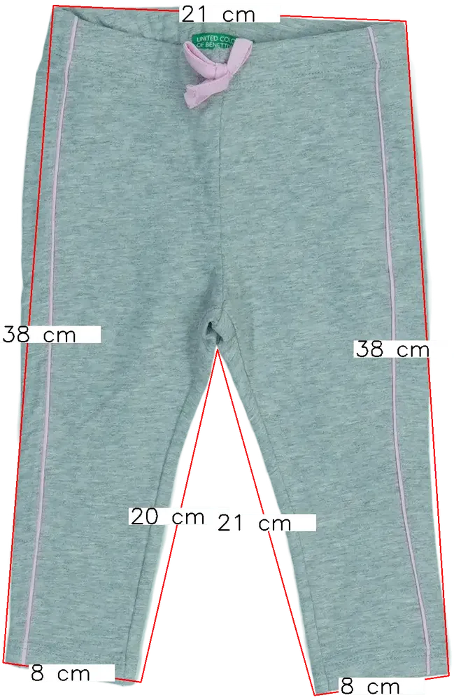 Szürke Benetton Leggings EU 80 / UK 9-12 hónap / US 12 hónap