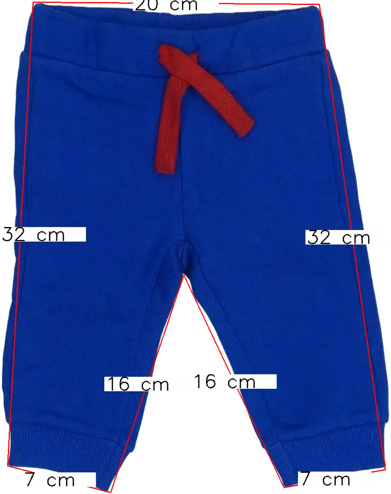 Kék Benetton Melegítőnadrág EU 68 / UK 3-6 hónap / US 3-6 hónap