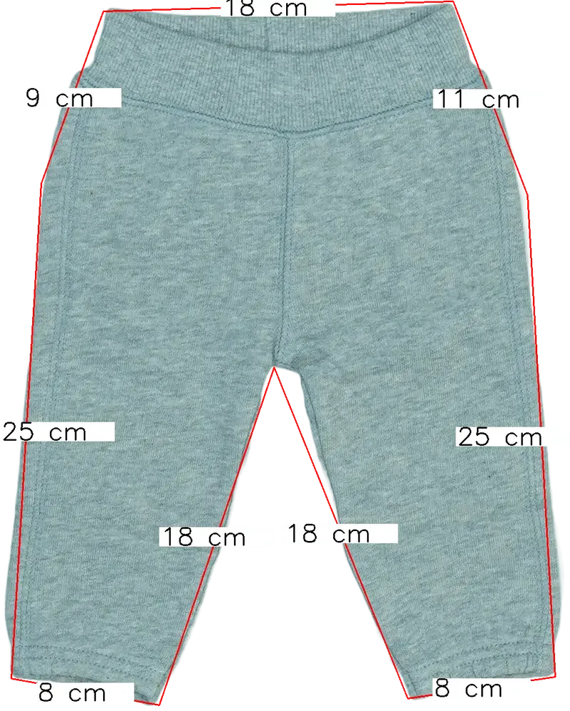 Szürke Benetton Melegítőnadrág EU 68 / UK 3-6 hónap / US 3-6 hónap