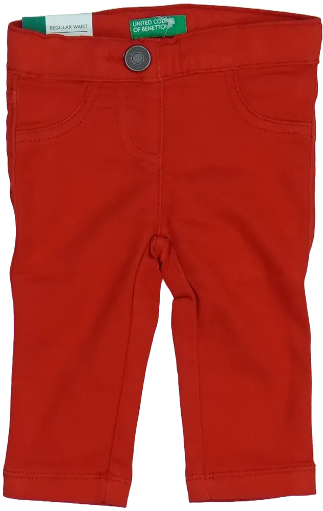 Piros Benetton Hosszúnadrág EU 68 / UK 3-6 hónap / US 3-6 hónap