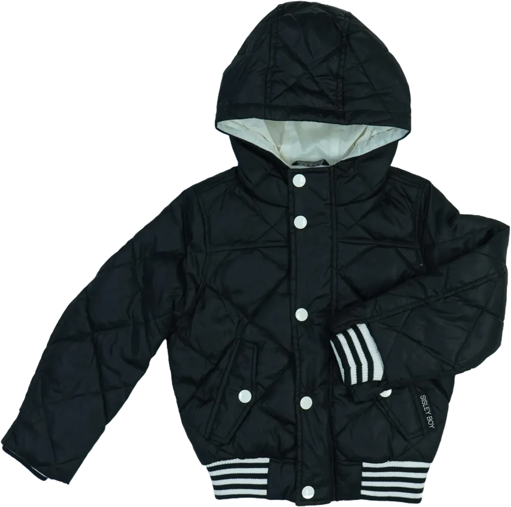 Fekete Sisley Átmeneti kabát EU 110 / UK 5 év / US 5 év/XS