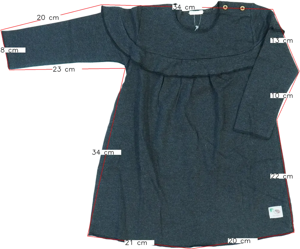 Szürke Benetton Ruha EU 86 / UK 12-18 hónap / US 18 hónap