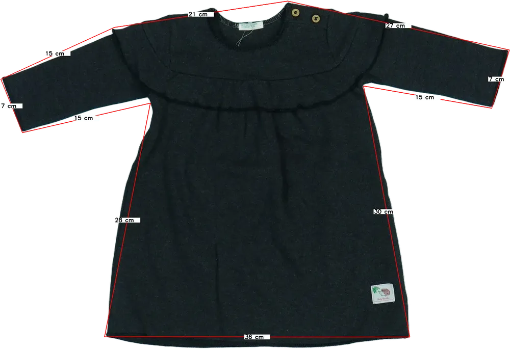 Szürke Benetton Ruha EU 68 / UK 3-6 hónap / US 3-6 hónap