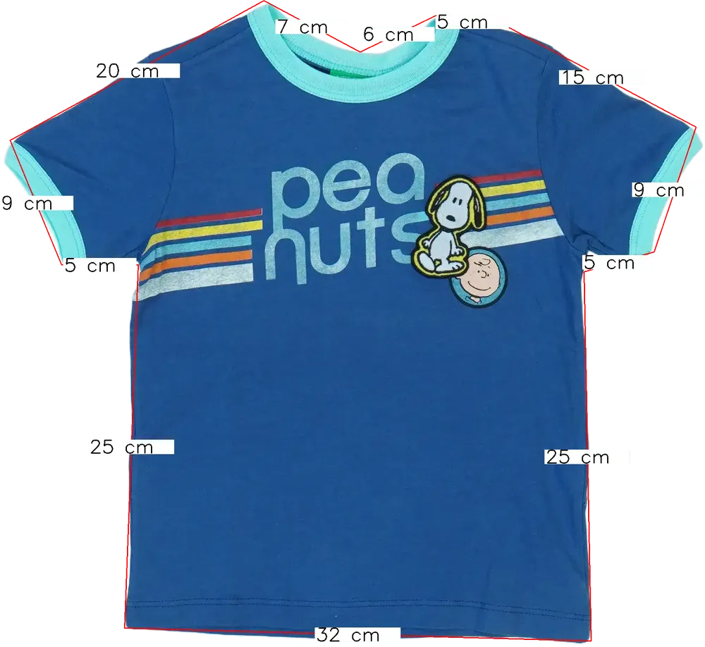 Kék Benetton Póló EU 104 / UK 4 év / US 4T/XS