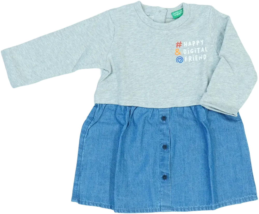 Kék Benetton Ruha EU 68 / UK 3-6 hónap / US 3-6 hónap