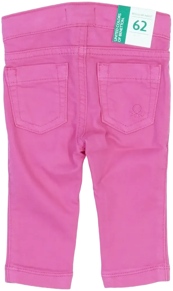 Rózsaszín Benetton Hosszúnadrág EU 68 / UK 3-6 hónap / US 3-6 hónap