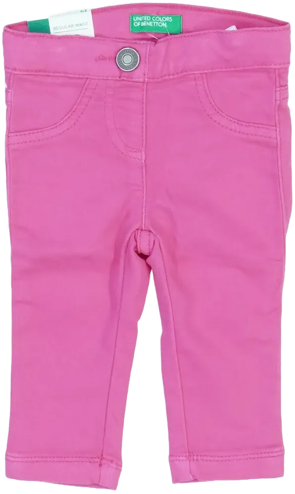 Rózsaszín Benetton Hosszúnadrág EU 68 / UK 3-6 hónap / US 3-6 hónap