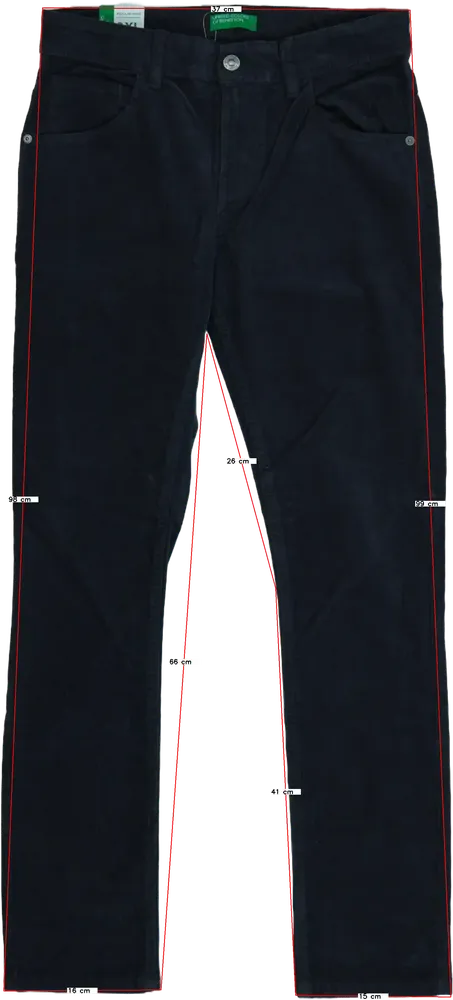 Szürke Benetton Hosszúnadrág EU 158 / UK 13 év / US 14 év/XL