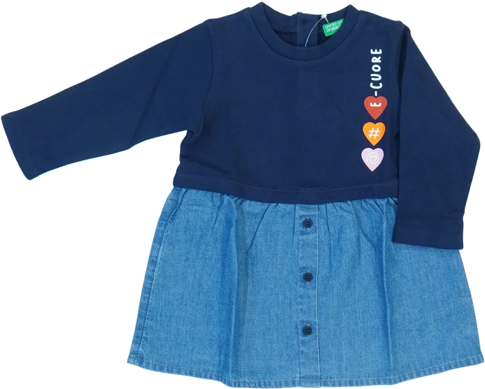 Kék Benetton Ruha EU 68 / UK 3-6 hónap / US 3-6 hónap