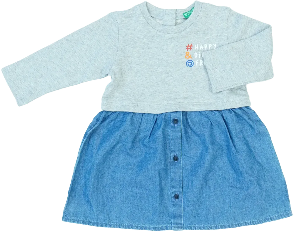 Kék Benetton Ruha EU 86 / UK 12-18 hónap / US 18 hónap