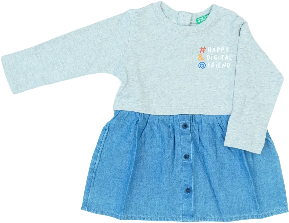 Kék Benetton Ruha EU 74 / UK 6-9 hónap / US 6-9 hónap