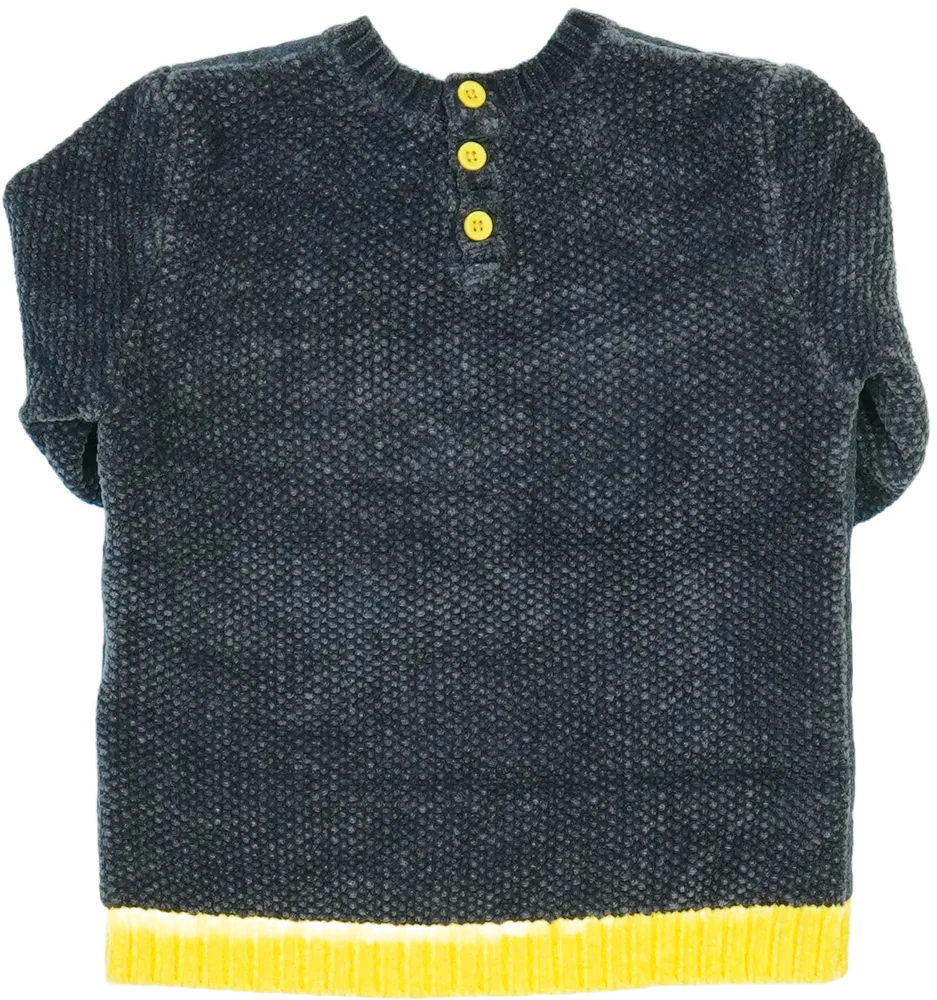 Szürke Benetton Kötött pulcsi EU 86 / UK 12-18 hónap / US 18 hónap