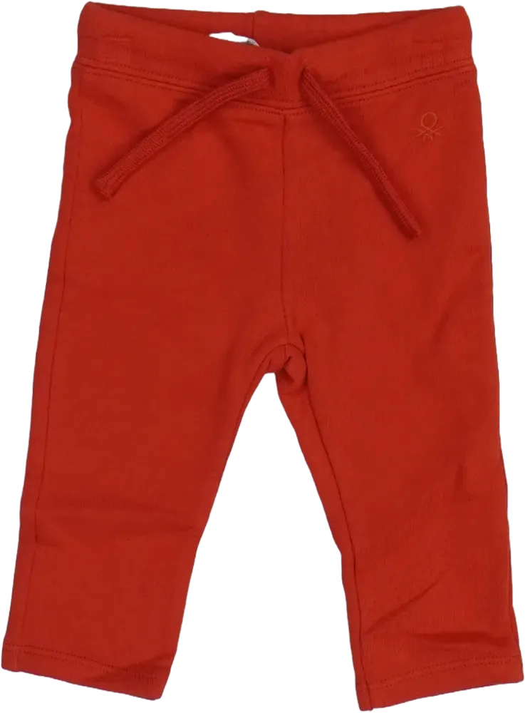 Piros Benetton Melegítőnadrág EU 74 / UK 6-9 hónap / US 6-9 hónap