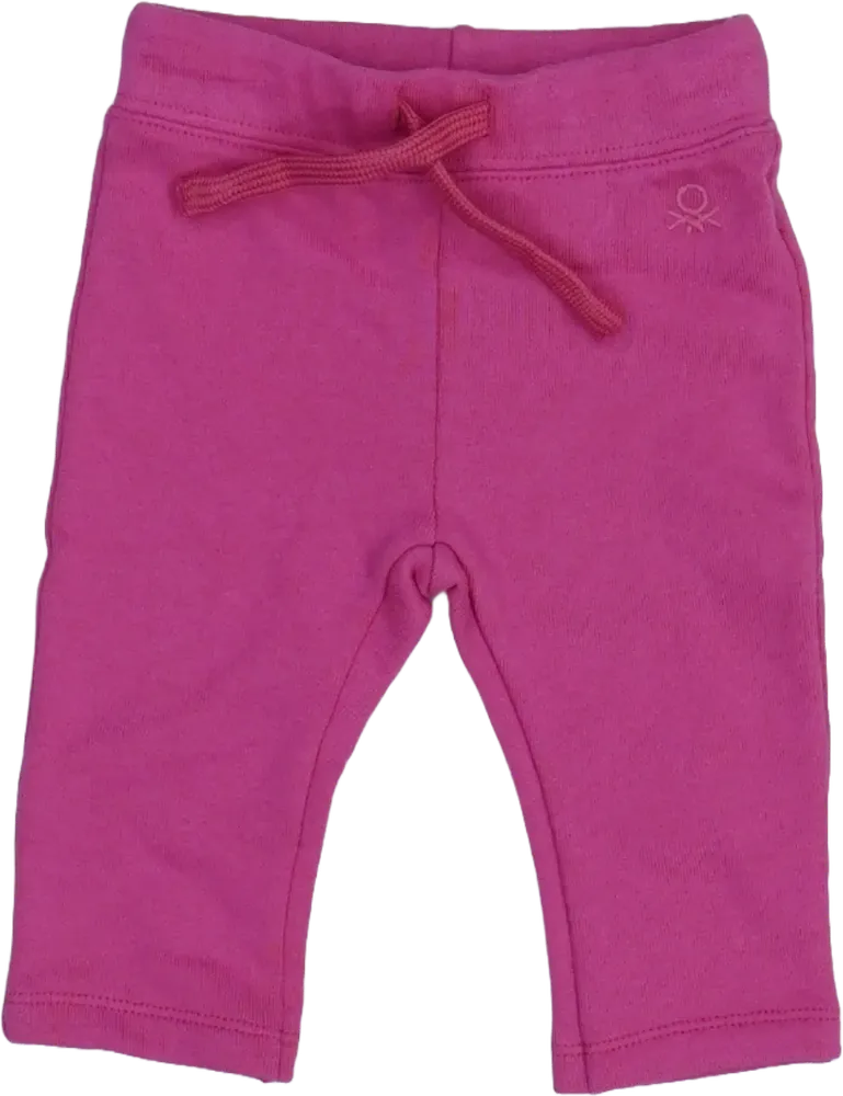 Rózsaszín Benetton Melegítőnadrág EU 68 / UK 3-6 hónap / US 3-6 hónap