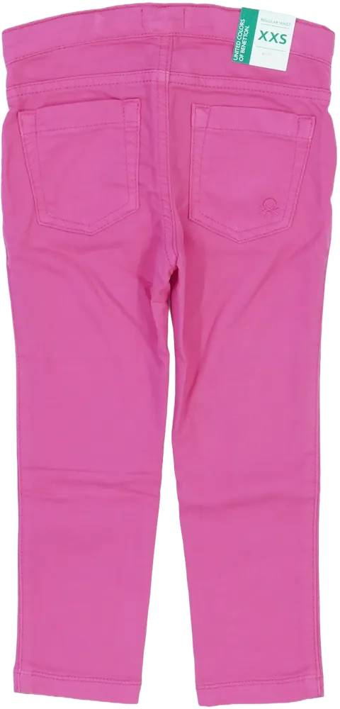 Rózsaszín Benetton Hosszúnadrág EU 104 / UK 4 év / US 4T/XS