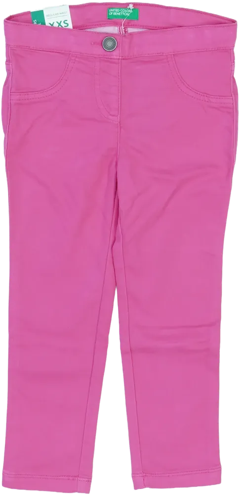 Rózsaszín Benetton Hosszúnadrág EU 104 / UK 4 év / US 4T/XS
