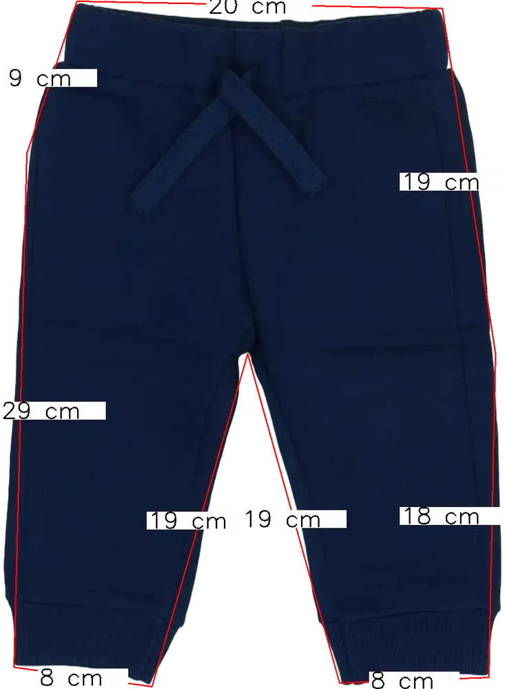 Kék Benetton Melegítőnadrág EU 74 / UK 6-9 hónap / US 6-9 hónap