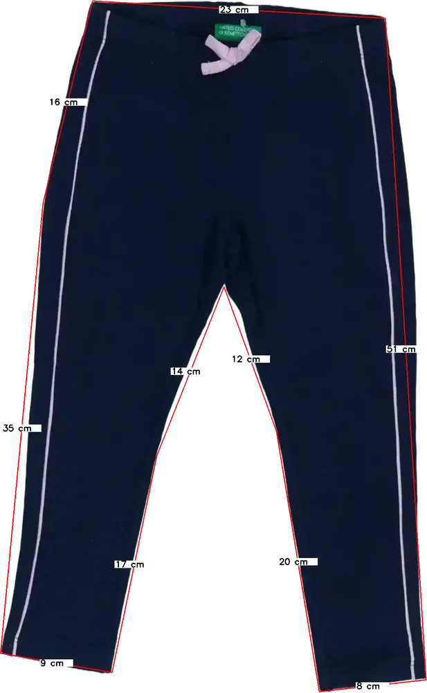 Kék Benetton Leggings EU 98 / UK 3 év / US 3T