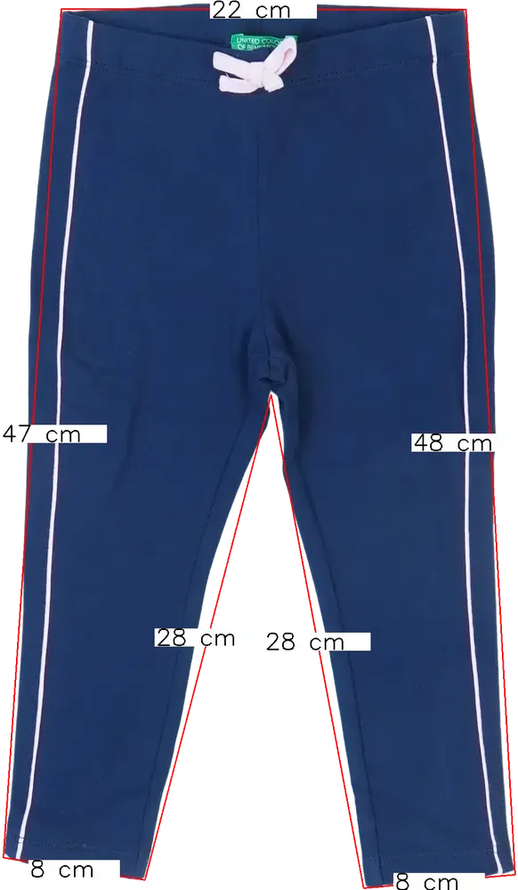 Kék Benetton Leggings EU 92 / UK 2 év / US 2T
