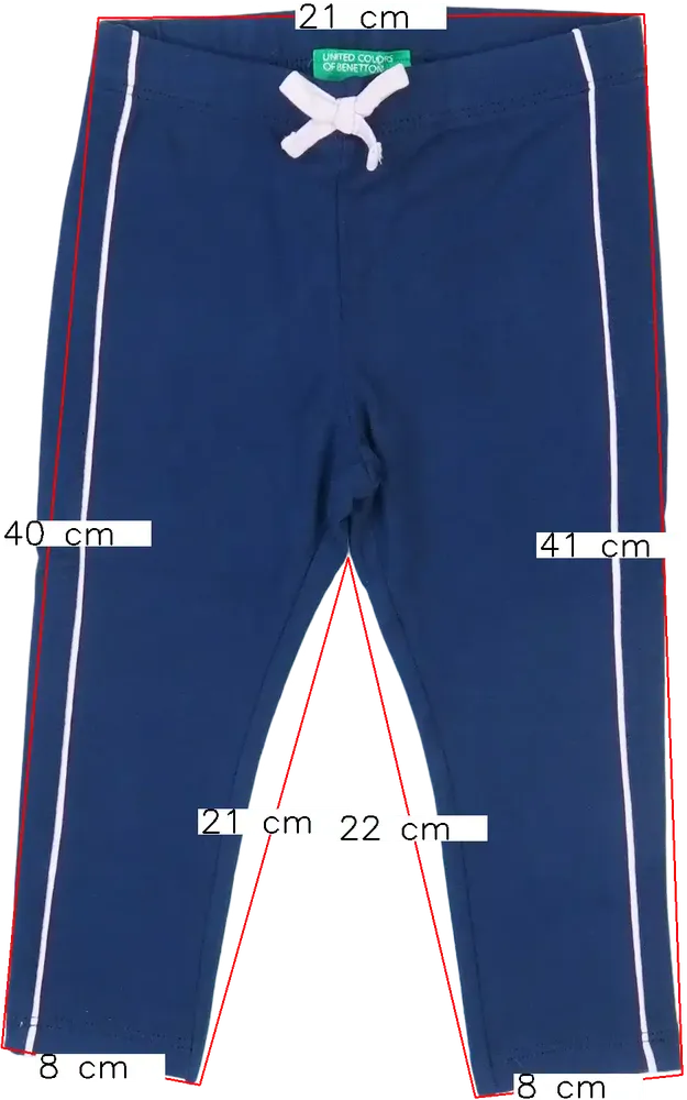 Kék Benetton Leggings EU 86 / UK 12-18 hónap / US 18 hónap