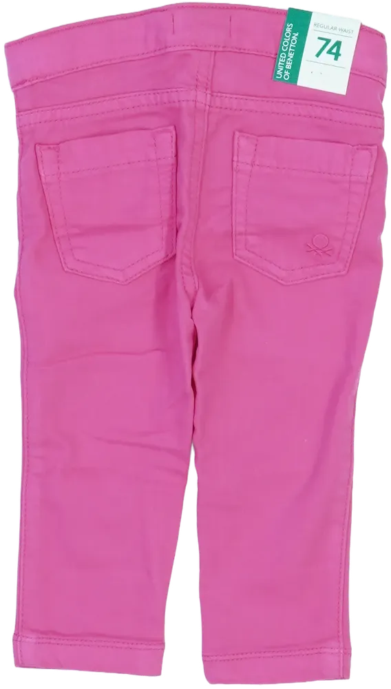 Rózsaszín Benetton Hosszúnadrág EU 80 / UK 9-12 hónap / US 12 hónap