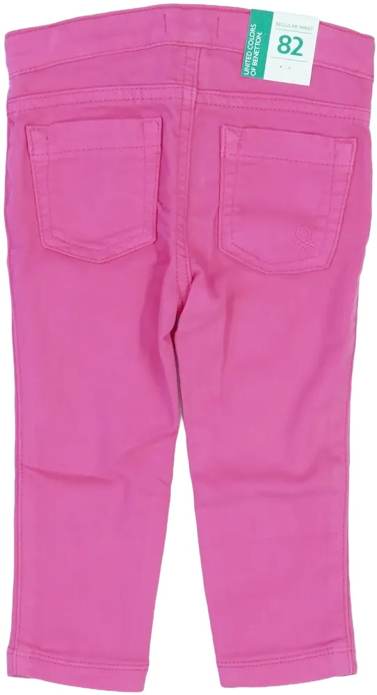 Rózsaszín Benetton Hosszúnadrág EU 80 / UK 9-12 hónap / US 12 hónap